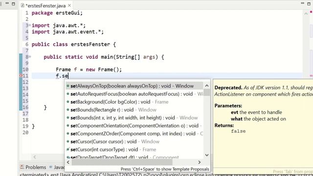 Java AWT (GUI) - Teil 1: Programmierung eines Hauptfensters (Frame) смотреть онлайн