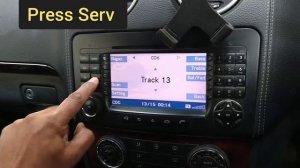 How to set adjust time clock Mercedes GL X164 2006-2012: