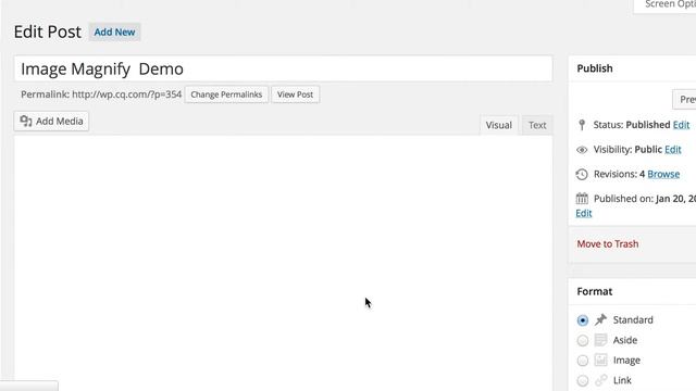 Image Magnify WordPress Plugin смотреть онлайн