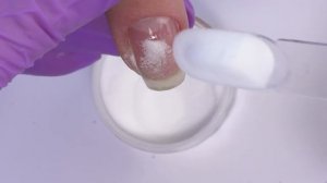 Укрепление ногтей акриловой пудрой.  90 дней без маникюра, что творит клиент с ногтями?