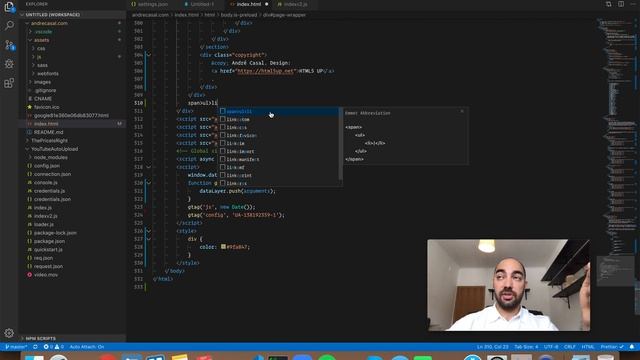VS Code Setting: emmet.showSuggestionsAsSnippets смотреть онлайн