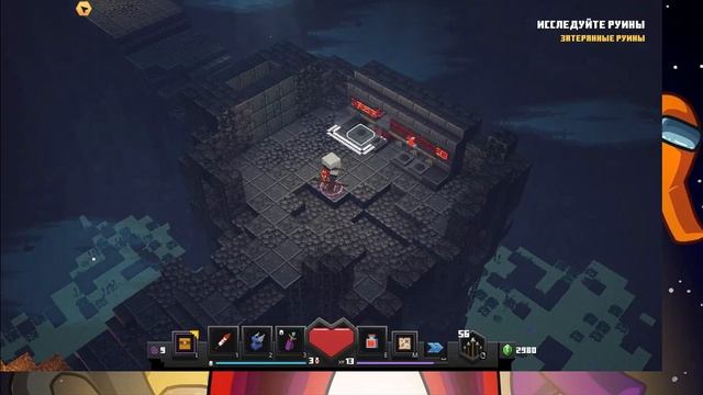 minecraft dungeons №3 мшистая пещера смотреть онлайн
