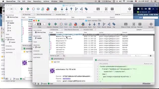 [프로젝트 관리][Git Flow] 04 git flow 초기화 & 가상 협업 환경 맞추기 смотреть онлайн