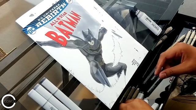 Drawing BATMAN Sketch Cover смотреть онлайн