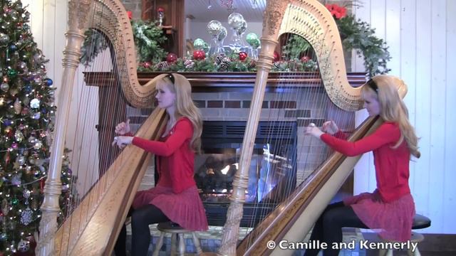 SILENT NIGHT - Harp Twins