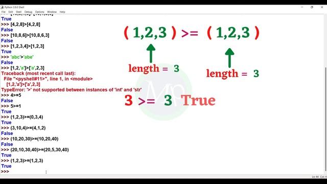 #78 Python Comparison Operators On Iterable (Lists | Sets | Tuples | Sets) In Telugu | Python Telug смотреть онлайн