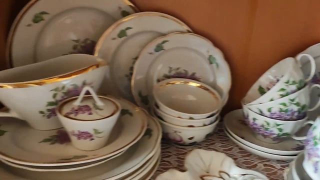 ?❇️Перестановка в витрине❇️?#Посуда#СССР#Вербилки#1950г#ЛФЗ#1970г#Столовый#сервиз#ЗИК#