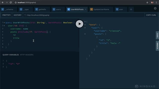 GraphQL：查询中的指令（Directives） смотреть онлайн