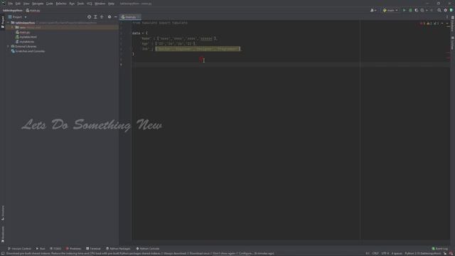 Professional Tables in Python | #YoungCoder | Niranjan | LDSN | Tamil смотреть онлайн
