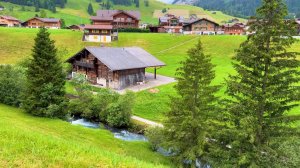 Адельбоден, Швейцария пешеходная экскурсия 4K - Небесно красивая швейцарская деревня | #шариклайф