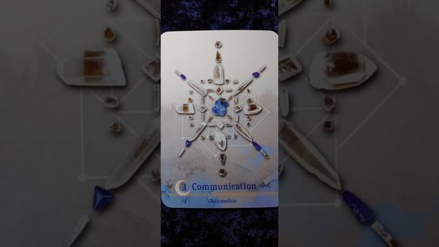 Communication ⛰️ Chalcanthite Crystal Grid Oracle Card Meaning смотреть онлайн