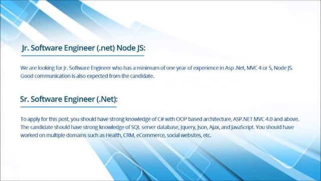 SynapseIndia Current Openings - PHP, .Net, SEO, Mobile Apps, Testing смотреть онлайн