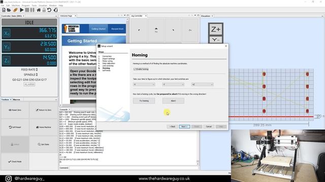 3018 CNC Limit Switches & Universal GCode Sender смотреть онлайн