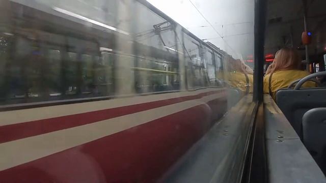 #СПб | Поездка на трамвае ЛМ-99АВ (71-134А), 2005 г.в, борт. 3304, маршрут 6 смотреть онлайн