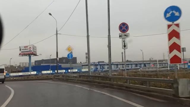 Проезд до магазина Полонстол с внутренней стороны МКАД. смотреть онлайн
