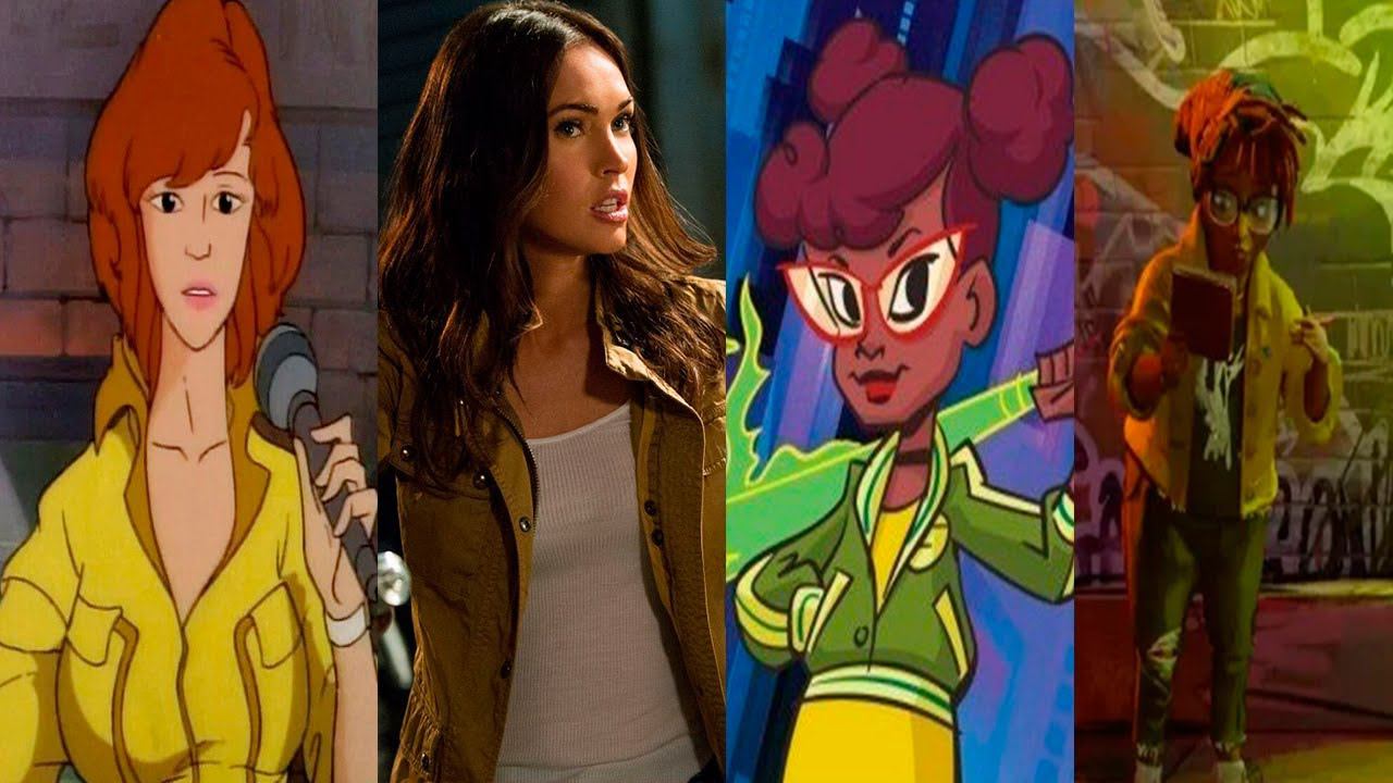 Эволюция Эйприл О'нил в мультфильмах и кино (1987-2023) смотреть онлайн
