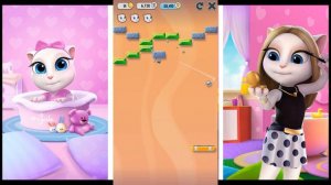 Моя говорящая Анжела #142 Детский игровой мультик для детей! Talking Angela #Мобильные игры