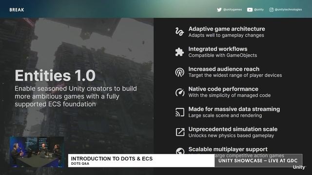 DOTS, New Sample Game, Hyper-real CG! (Unity at GDC) смотреть онлайн
