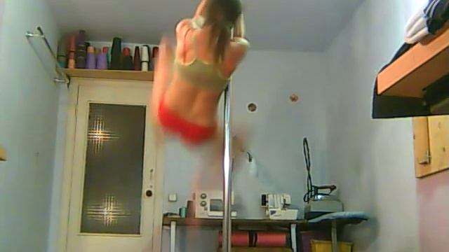 Pole dance tutorial. Уроки танцев. Продольный шпагат из элементы "Санрайз" (sunrise split) смотреть онлайн