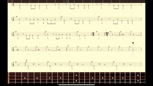 【GaryMoore】Band Score『Over the Hills and Far Away』Bass Tab！ смотреть онлайн