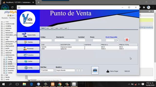 Sistema de venta en Java y MySQL - Consultar ID máximo de la venta смотреть онлайн