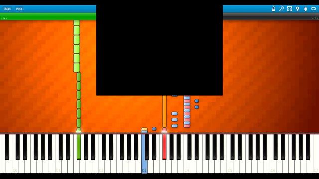 Super Mario World - Castle Fortress Theme Synthesia смотреть онлайн