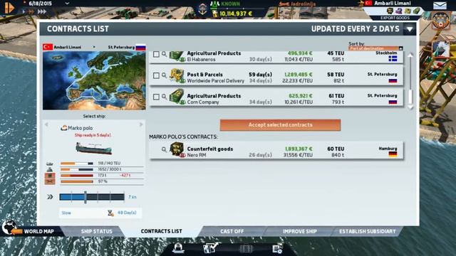 TransOcean - The Shipping Company Gameplay for PC смотреть онлайн