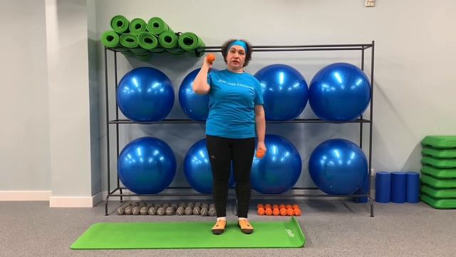 Зарядись весной. Разминка с гантелями смотреть онлайн