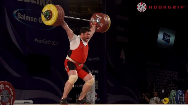 Lasha Talakhadze (105+) - 212kg Snatch European Record смотреть онлайн