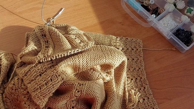 Имитация втачного рукава\\ вяжем вместе \\мои продвижения смотреть онлайн