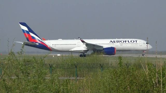 Airbus A350-900 лучший самолёт Аэрофлота. смотреть онлайн