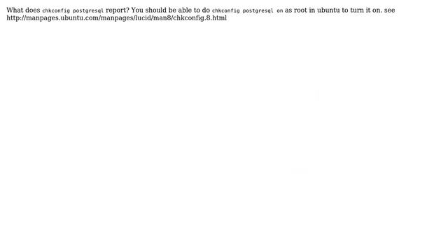 DevOps & SysAdmins: postgresql on Ubuntu 10.4 doesn't start on boot (4 Solutions!!) смотреть онлайн
