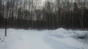 Наконец то в Москве снег! Зима вернулась! Аномальные осадки! Завалило по крышу!.mp4