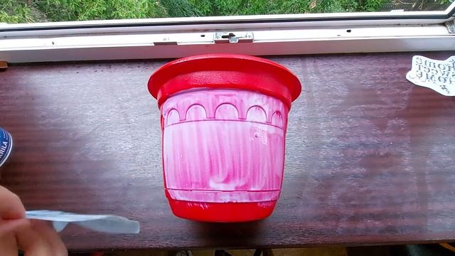 Вживление картинки/Переделка цветочного горшочка/DIY смотреть онлайн