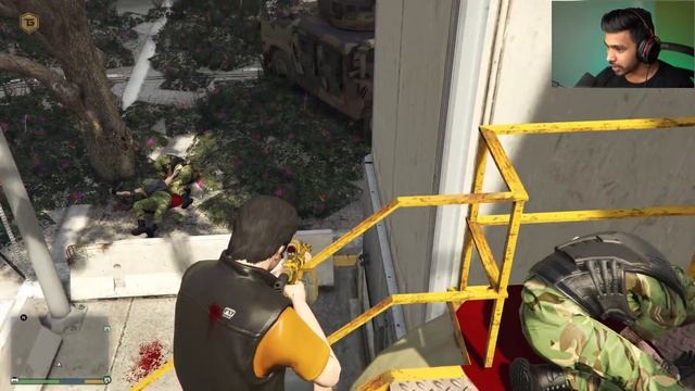 SAVING LESTER'S FRIEND FROM BIGGEST TERRORIST BASE | GTA V GAMEPLAY #119 смотреть онлайн