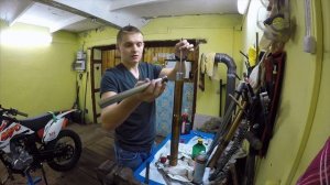 Замена масла в вилке KAYO T2 + минитест