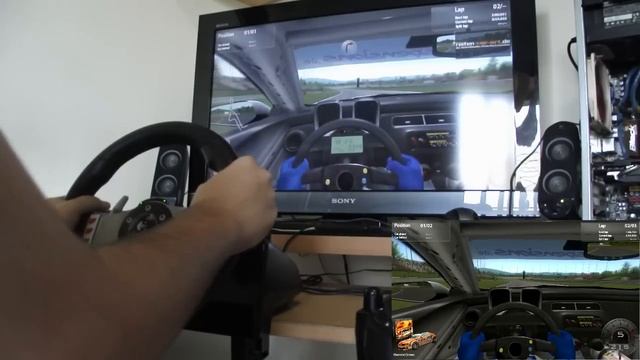RaceRoom The Game 2 - Chevrolet Camaro @ Nurburgring GP [G27 Gameplay] смотреть онлайн