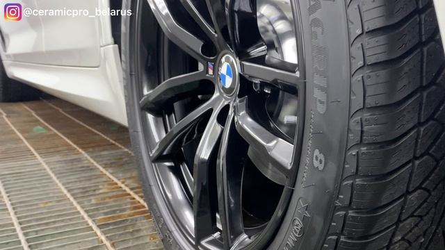 Детейлинг автомобиля, защита кузова и обработка дисков нанокерамикой #ceramicprobelarus #minsk смотреть онлайн