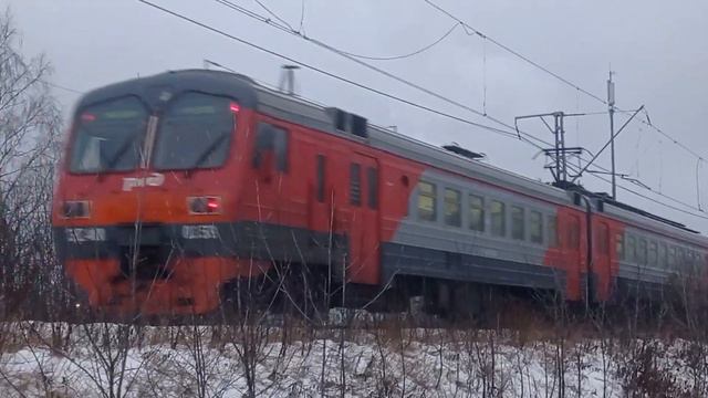 Электропоезд ЭД4М-0358 с сообщением Электрогорск-Москва(Курский-Вокзал). смотреть онлайн
