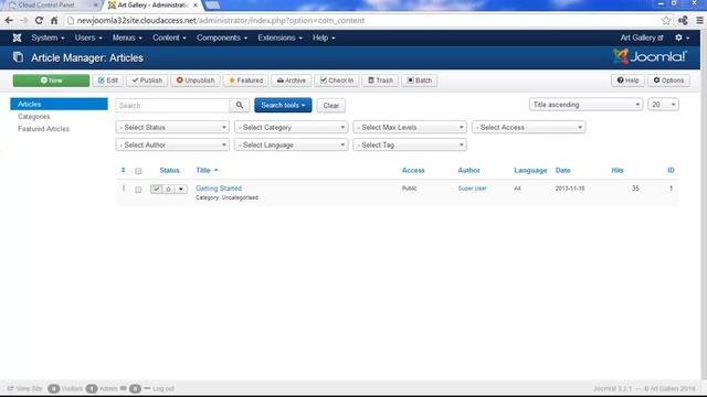 Joomla 3 Tutorial #5: Creating Content: Categories & Articles смотреть онлайн