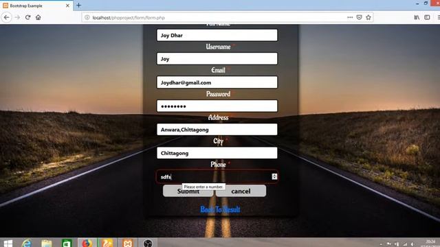 A responsive form with Html,Css,PHP,Mysqli смотреть онлайн