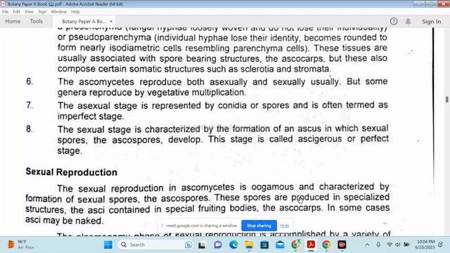 General Characteristics of Ascomycetes I BSc Botany A I Chapter 5 Fungi I KEMSEN смотреть онлайн
