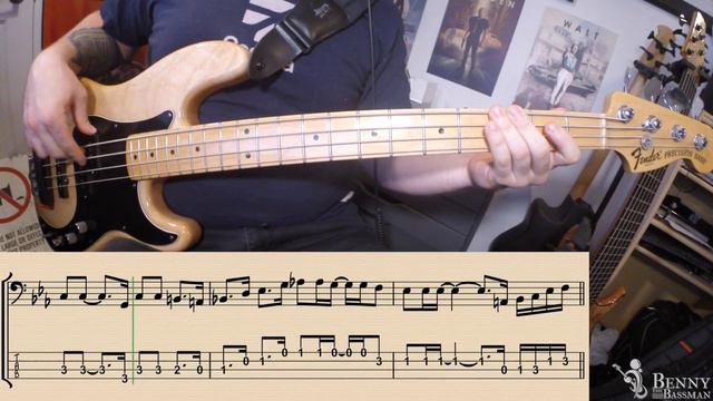 Marvin + Tammi - Ain't Nothing Like The Real Thing [BASS COVER] - With Notation And Tabs