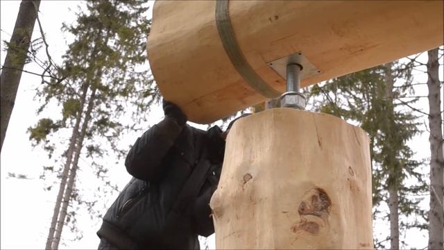 Сборка сруба на фундамент. Часть 3 смотреть онлайн