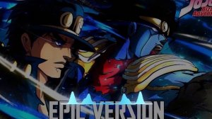1 HOUR Music Jotaro Theme but it's EPIC VERSION (Star Platinum Over Heaven) bass boosted