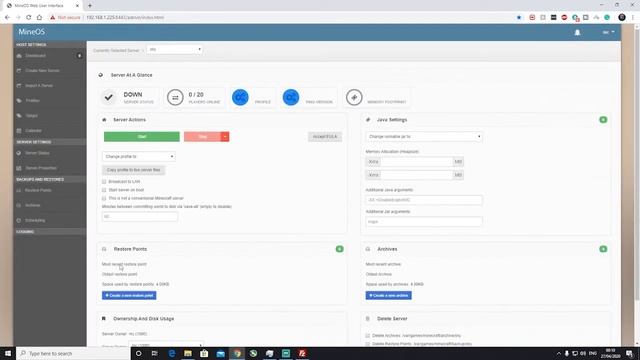 How To Import A sever into Mine-OS(Minecraft server ) смотреть онлайн