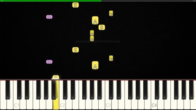 How to Play "Ashley! Look At Me!" on Piano смотреть онлайн