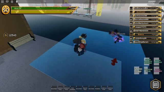 Star Platinum: The World vs The Hand (Roblox - Your Bizarre Adventure) смотреть онлайн