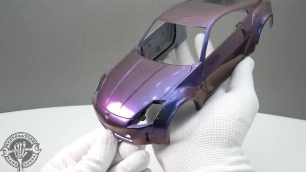 Restoration and tuning abandoned Nissan 350Z. Restore model car