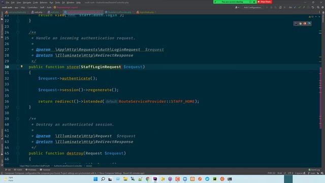 Laravel 9 multi auth with different tables смотреть онлайн